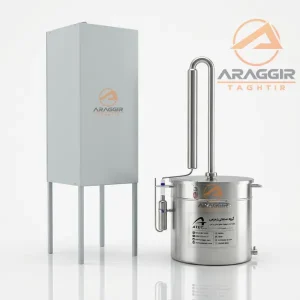 دستگاه عرق گیری و گلاب گیری و اسانس گیری500 لیتری